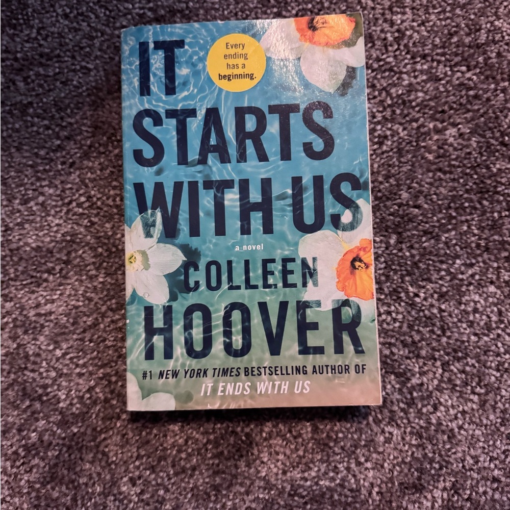 Colleen Hoover 'It Starts With Us' Book